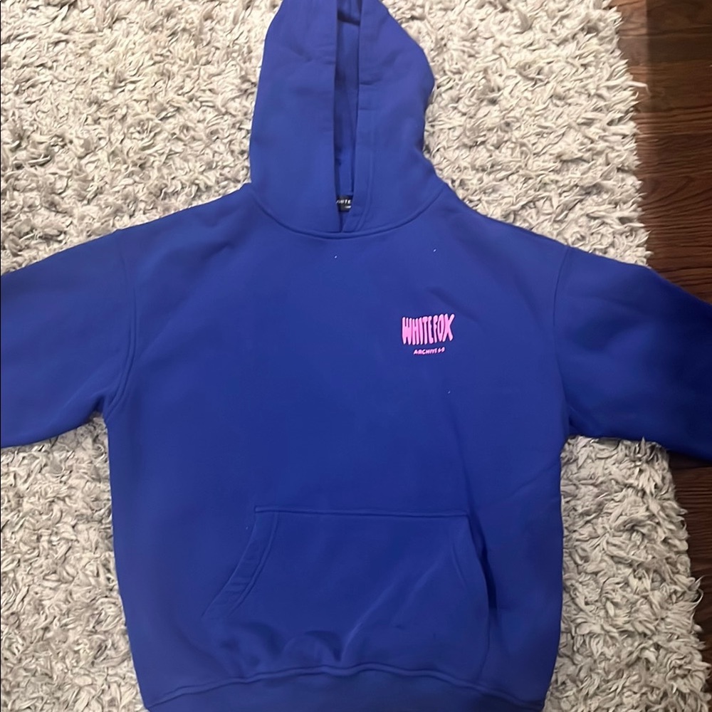 White Fox Boutique Blue Hoodie